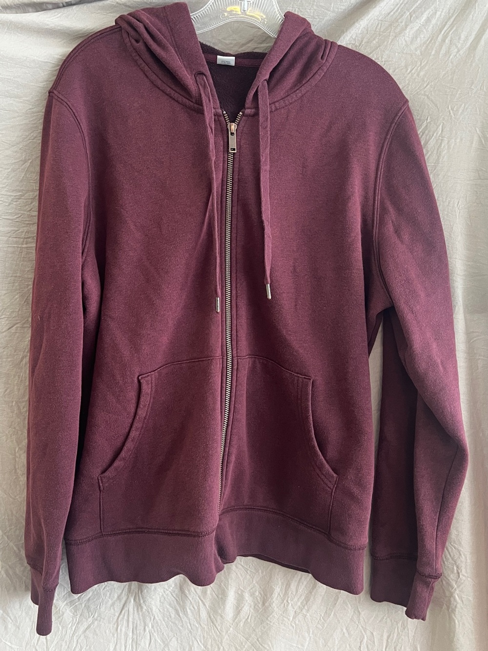 Old Navy Maroon Zip-Up Hoodie